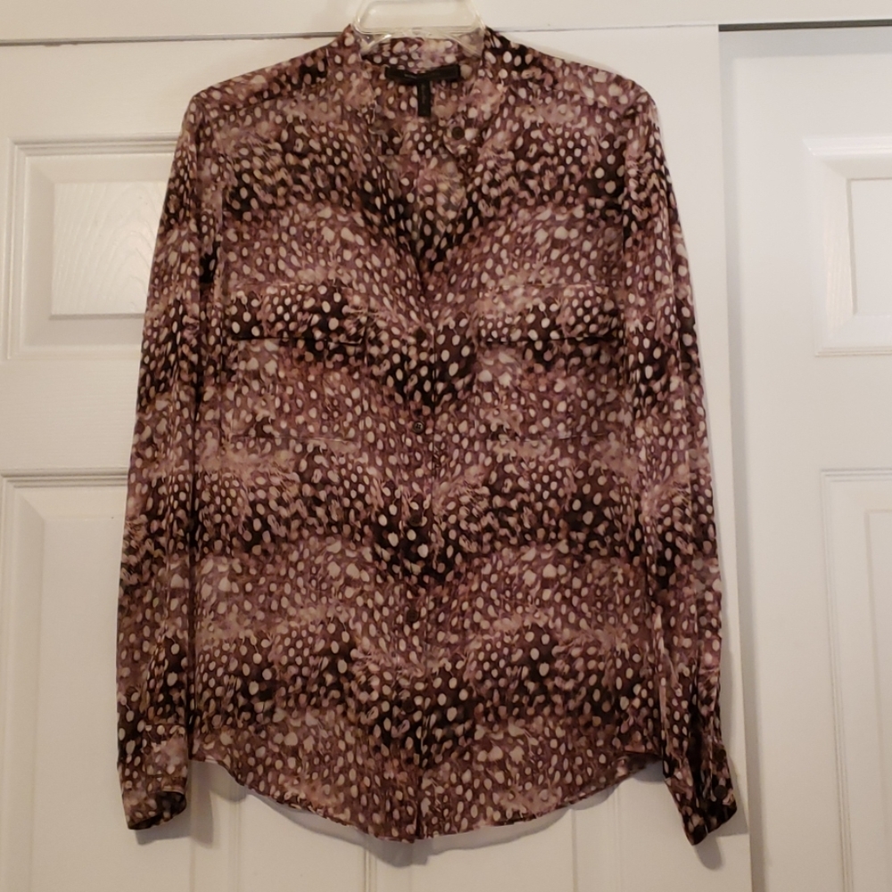 BCBG MaxAzria Sheer Blouse Sz. S